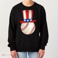 Uncle Sam Baseball Women's Sweatshirt thumb 0