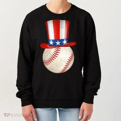 Uncle Sam Baseball Women's Sweatshirt