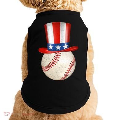 Uncle Sam Baseball Doggie Tank