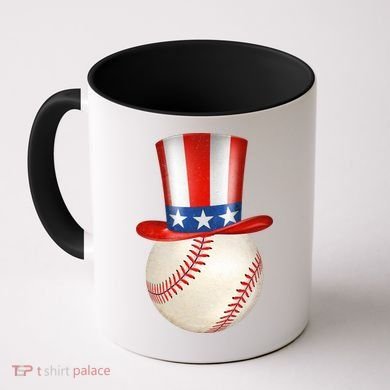 Uncle Sam Baseball Coffee Mug
