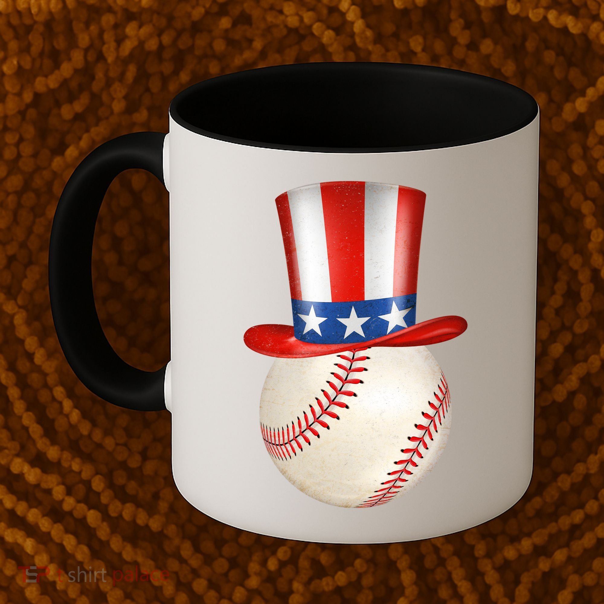 Uncle Sam Baseball Coffee Mug