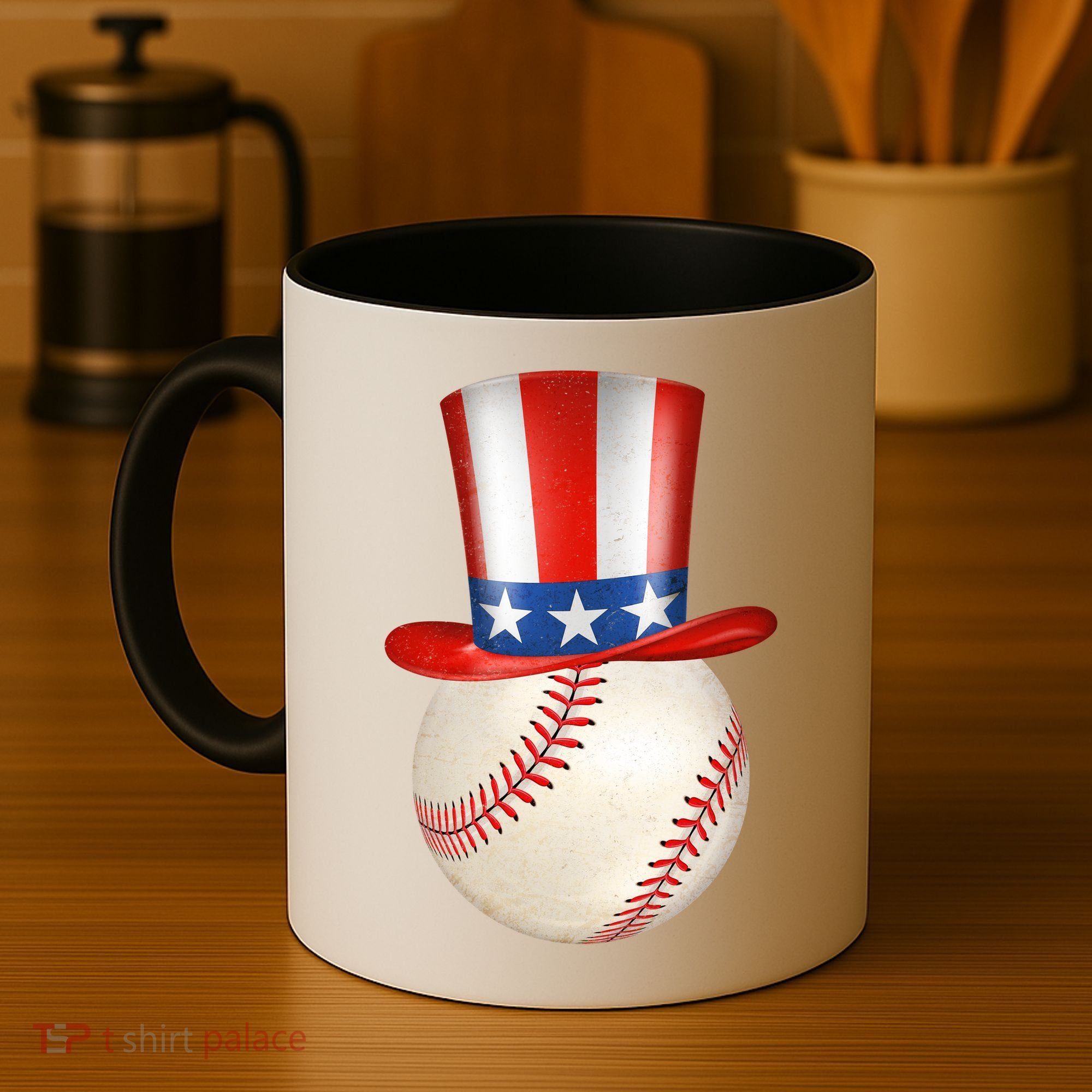 Uncle Sam Baseball Coffee Mug