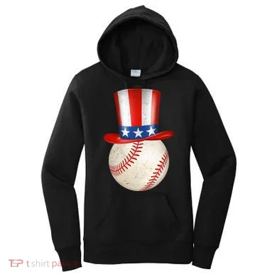 Uncle Sam Baseball Women's Hoodie