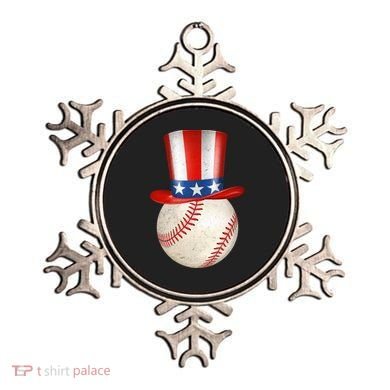Uncle Sam Baseball Ornament