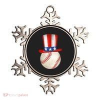 Uncle Sam Baseball Ornament thumb 0