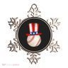 Uncle Sam Baseball Ornament