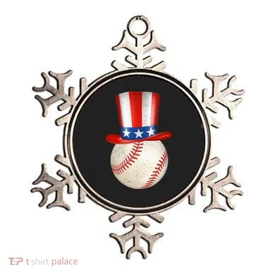 Uncle Sam Baseball Ornament