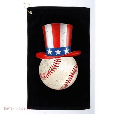 Uncle Sam Baseball Golf Towel