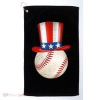 Uncle Sam Baseball Golf Towel thumb 0