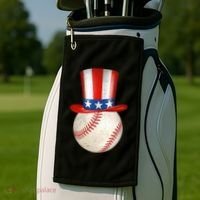 Uncle Sam Baseball Golf Towel thumb 2