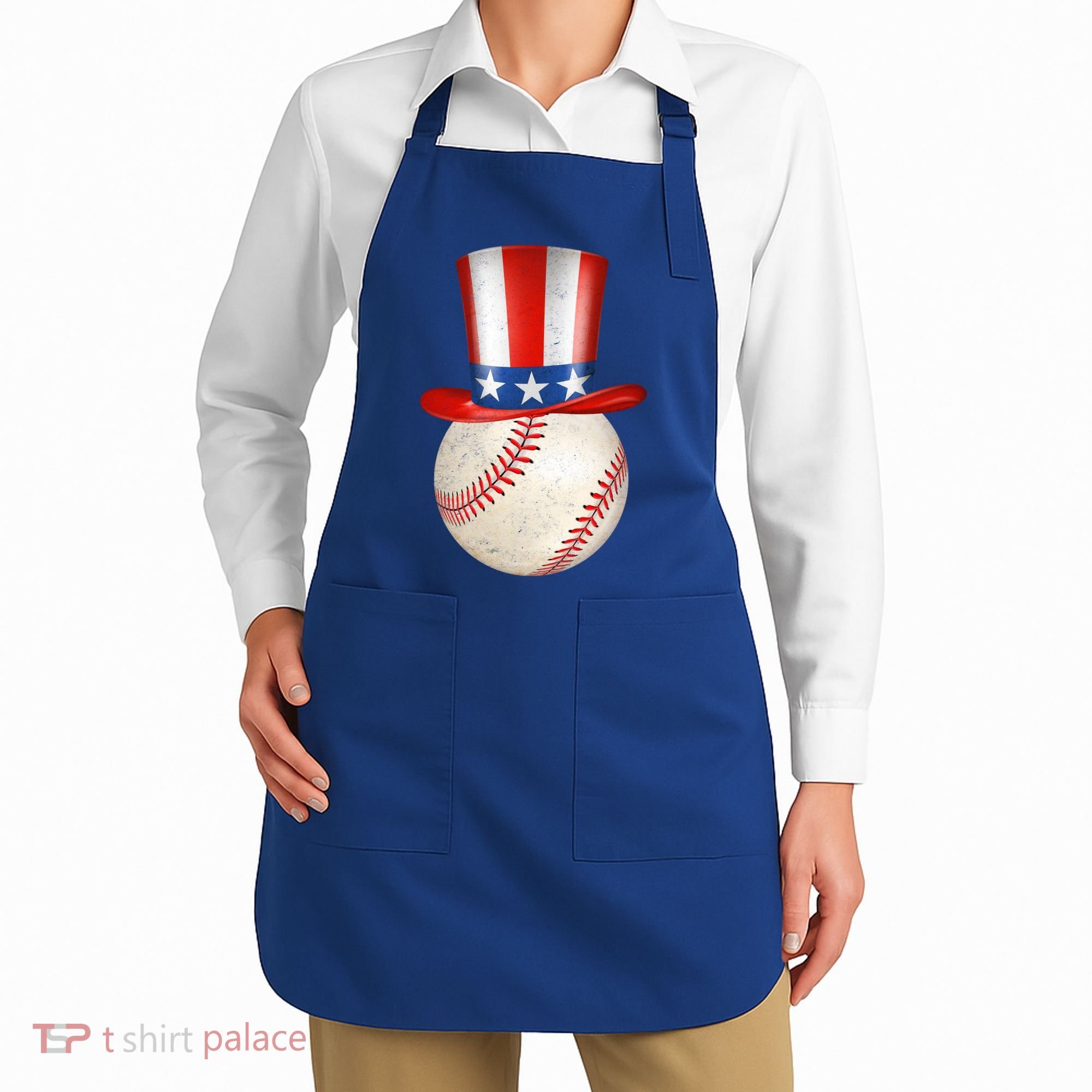Uncle Sam Baseball Apron