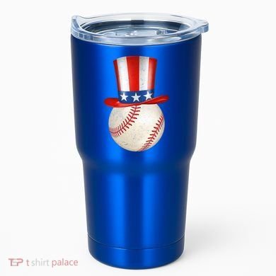 Uncle Sam Baseball Tumbler