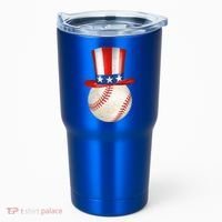 Uncle Sam Baseball Tumbler thumb 0