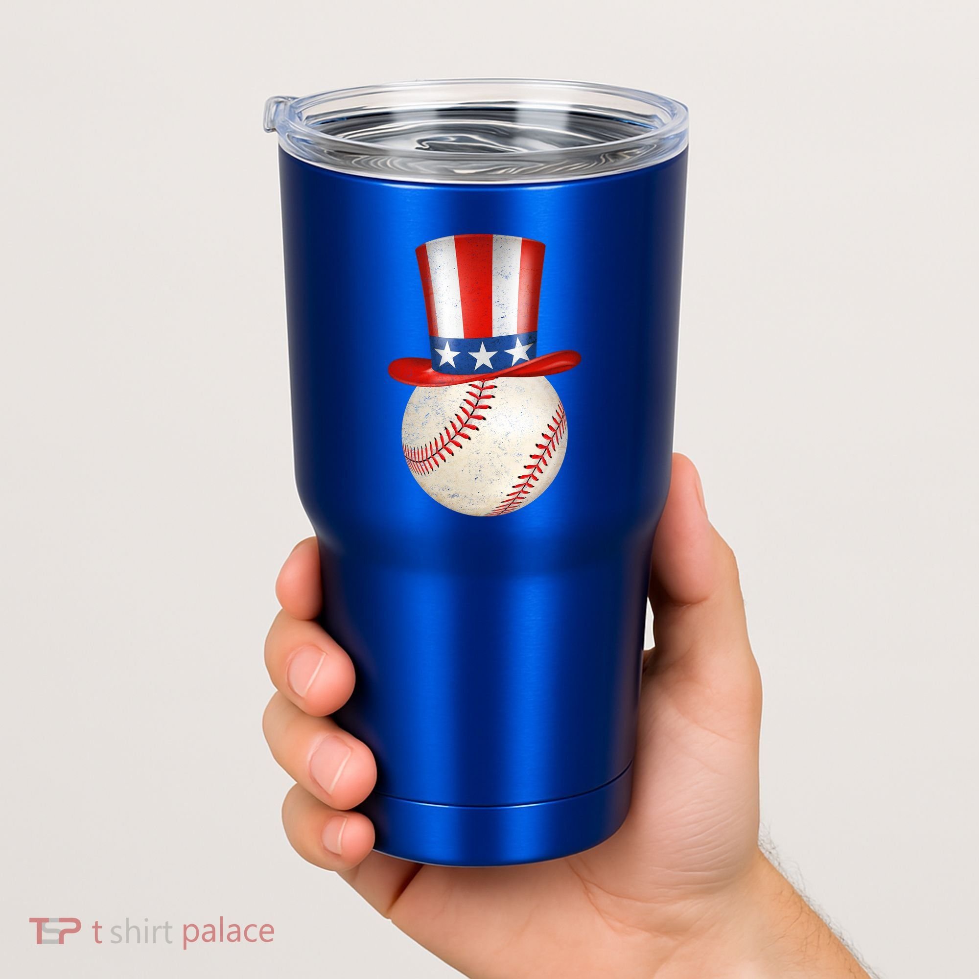 Uncle Sam Baseball Tumbler