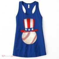 Uncle Sam Baseball Women's Tank Top thumb 0