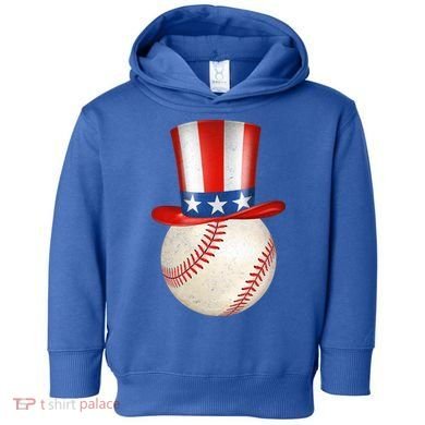 Uncle Sam Baseball Toddler Hoodie