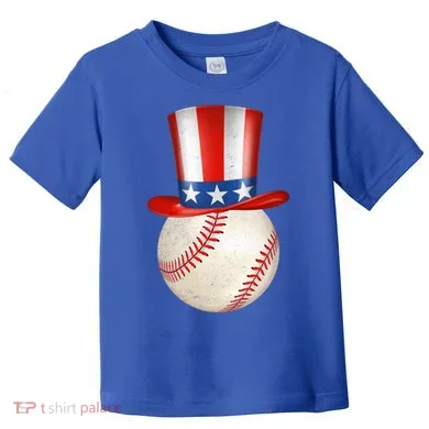 Uncle Sam Baseball Toddler T-Shirt