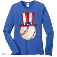 Uncle Sam Baseball Women's Long Sleeve Shirt thumb 0