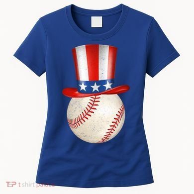 Uncle Sam Baseball Women's T-Shirt