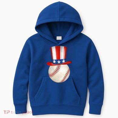 Uncle Sam Baseball Kids Hoodie