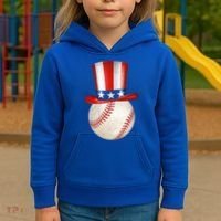 Uncle Sam Baseball Kids Hoodie thumb 3