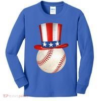 Uncle Sam Baseball Kids Long Sleeve Shirt thumb 0