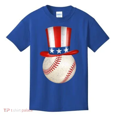 Uncle Sam Baseball Kids T-Shirt
