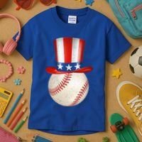 Uncle Sam Baseball Kids T-Shirt thumb 3