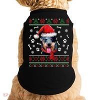 Ugly Sweater Christmas Blue Heeler Santa Hat Pajama Xmas Cool Gift Doggie Tank thumb 0