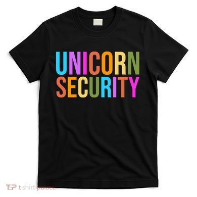 Unicorn Security Colorful T-Shirt