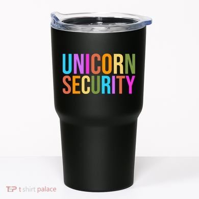 Unicorn Security Colorful Tumbler