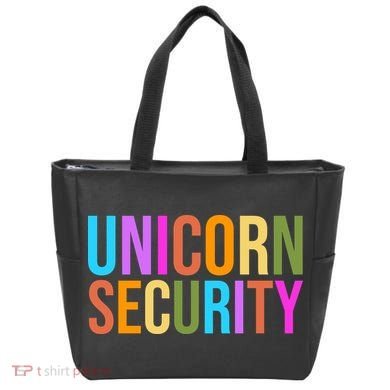 Unicorn Security Colorful Tote Bag