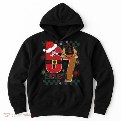Ugly Sweater Christmas Funny Meme Six Seven 67  Hoodie