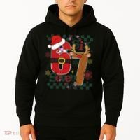 Ugly Sweater Christmas Funny Meme Six Seven 67  Hoodie thumb 2