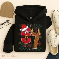 Ugly Sweater Christmas Funny Meme Six Seven 67  Hoodie thumb 4