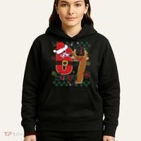 Ugly Sweater Christmas Funny Meme Six Seven 67  Hoodie thumb 5