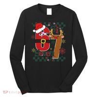 Ugly Sweater Christmas Funny Meme Six Seven 67  Long Sleeve Shirt thumb 0