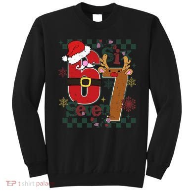 Ugly Sweater Christmas Funny Meme Six Seven 67  Sweatshirt