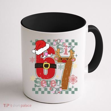 Ugly Sweater Christmas Funny Meme Six Seven 67  Coffee Mug back