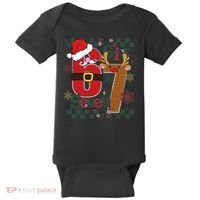 Ugly Sweater Christmas Funny Meme Six Seven 67  Baby Bodysuit thumb 0