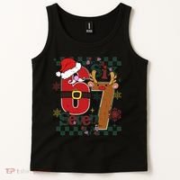 Ugly Sweater Christmas Funny Meme Six Seven 67  Tank Top thumb 2