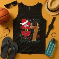 Ugly Sweater Christmas Funny Meme Six Seven 67  Tank Top thumb 4
