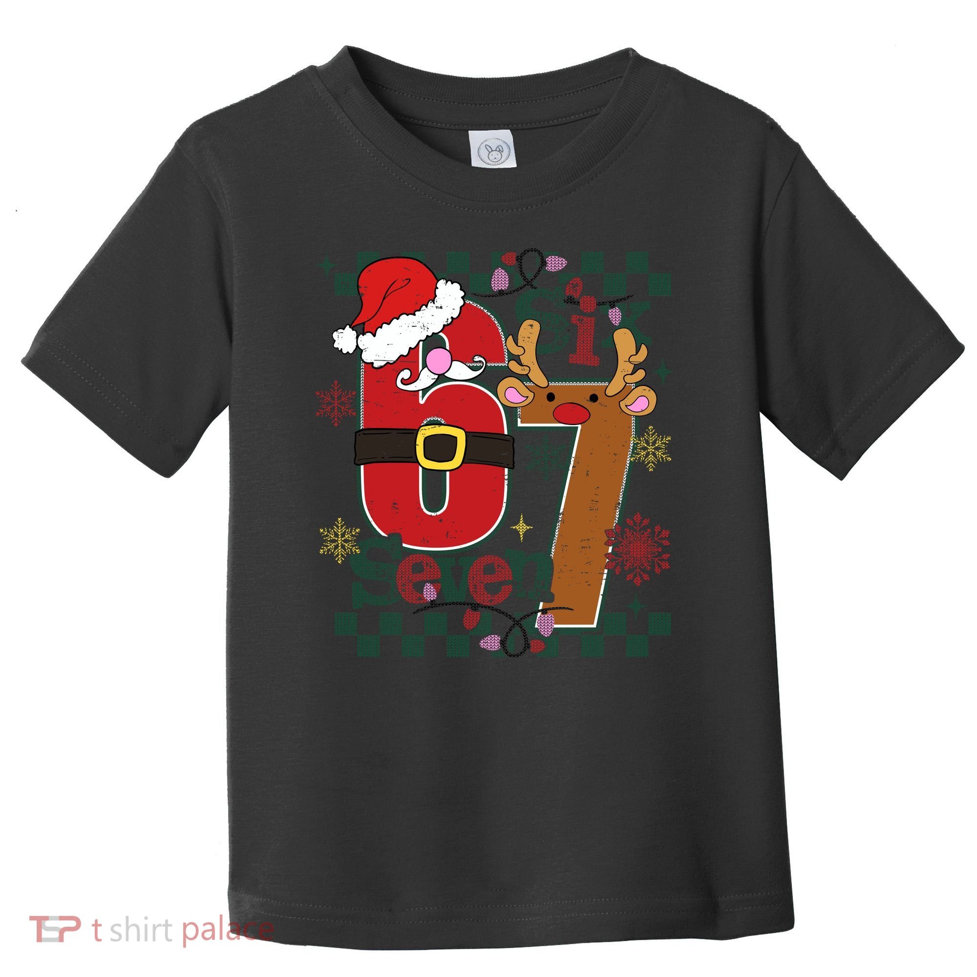 Ugly Sweater Christmas Funny Meme Six Seven 67  Toddler T-Shirt