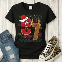 Ugly Sweater Christmas Funny Meme Six Seven 67  Women's T-Shirt thumb 3