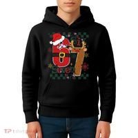 Ugly Sweater Christmas Funny Meme Six Seven 67  Kids Hoodie thumb 4
