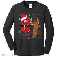 Ugly Sweater Christmas Funny Meme Six Seven 67  Kids Long Sleeve Shirt thumb 0