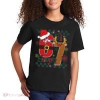 Ugly Sweater Christmas Funny Meme Six Seven 67  Kids T-Shirt thumb 2