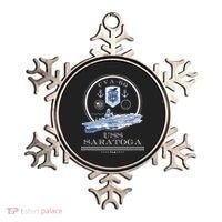 USS Saratoga CVA60 Naval Ship Military Aircraft Carrier Ornament thumb 0