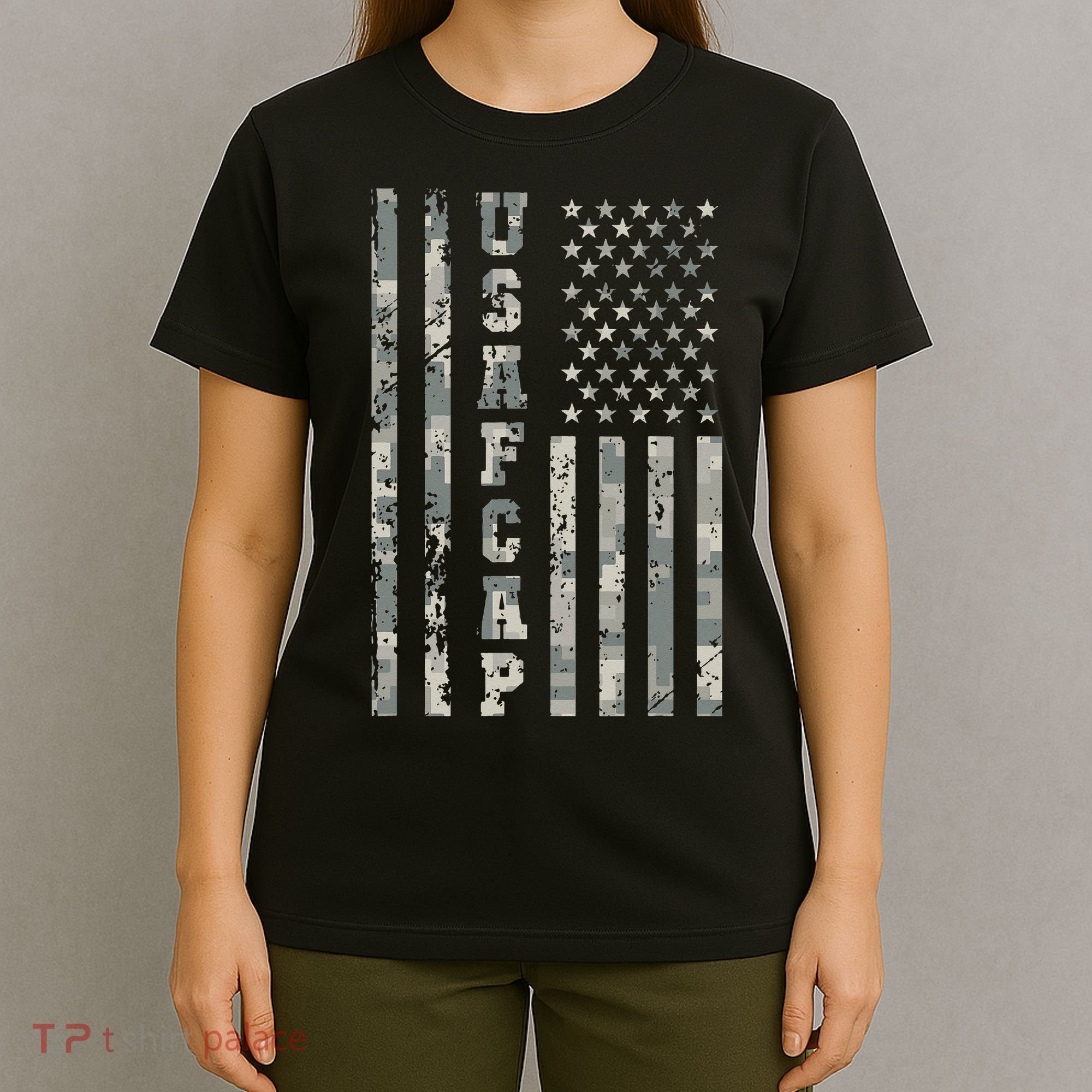 United States Civil Air Patrol Camo Usa T-Shirt