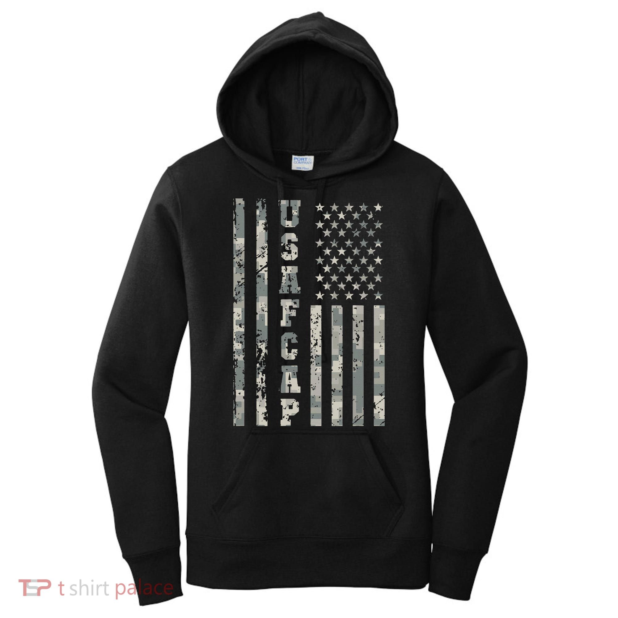 United States Civil Air Patrol Camo Usa Women's Hoodie